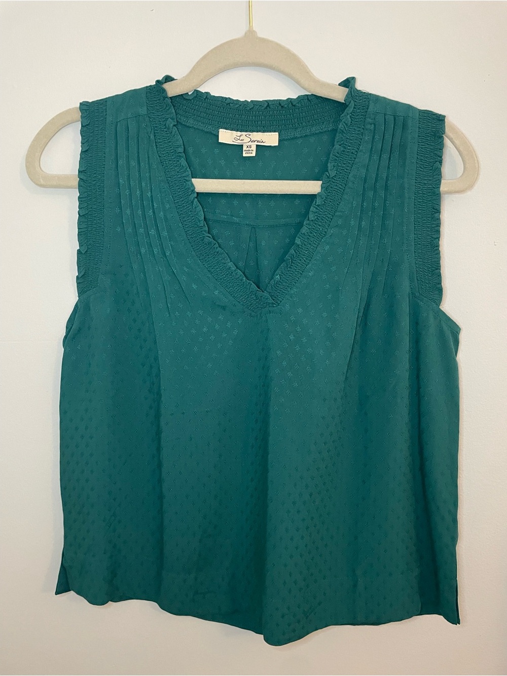 L. Serein  V-Neck Blouse